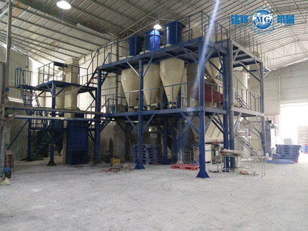 干粉砂漿生產線是如何防止粉塵的？